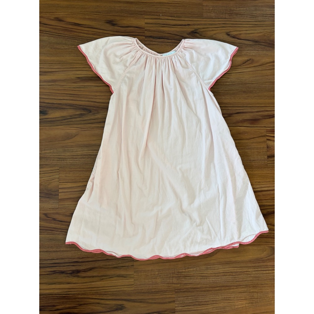 Pink LAKE Pajamas Patio Dress size medium 100% cotton